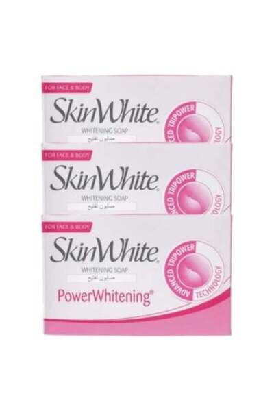 skin white Power Whitening Face & Body Soap - 3×125 g