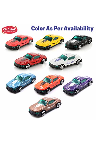 Chanak Die-Cast 2nd Model Metal Racing Car Set, Free Wheel Toy Cars for Kids 3+