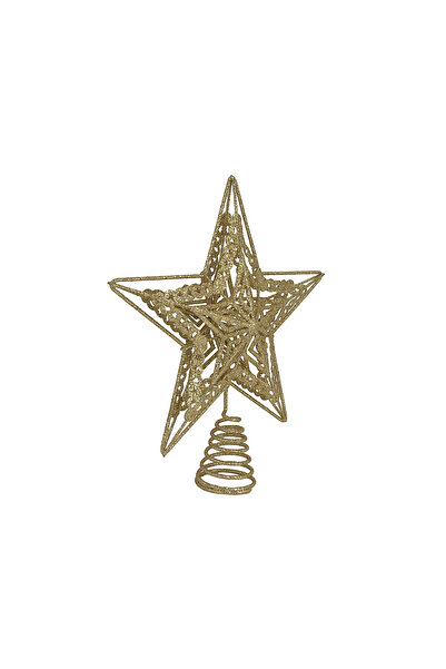 Christmas Magic Star Tree Top Gold 25x5.5x30cm