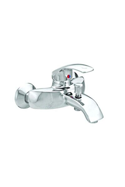 Generic Single Lever Bath and Shower Mixer Silver