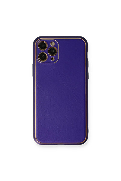 eco port غطاء متوافق مع هاتف آيفون 11 برو من جلد كوكو - أرجواني