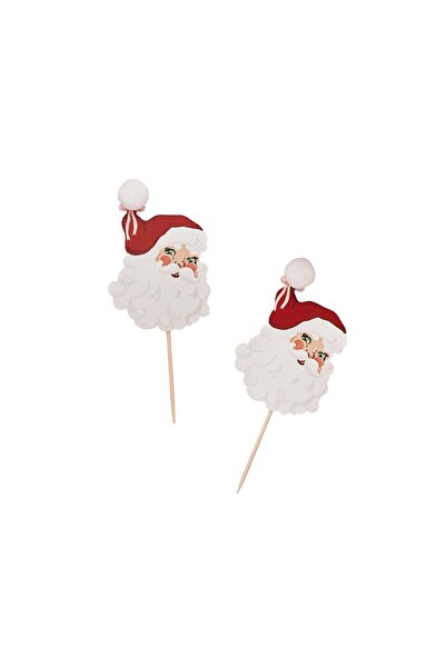 Hootyballoo Vintage Santa Paper Plates 8pcs/Pack