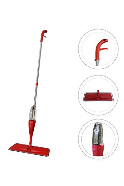 Generic Spray Mop - Reusable Microfiber Pad & Refillable Sprayer, 360° Dry/Wet Mop