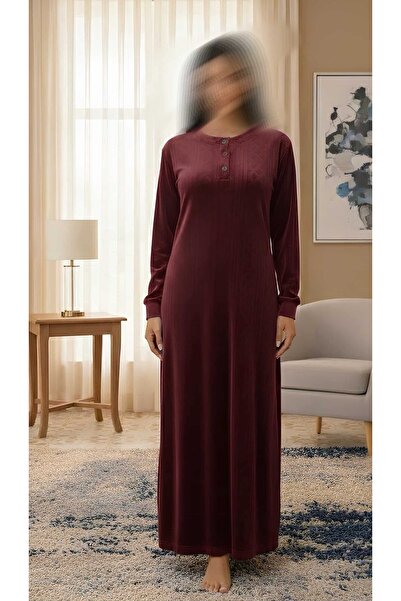 ISHRAQAT AL-AMAL جلابية مخمل شتوي