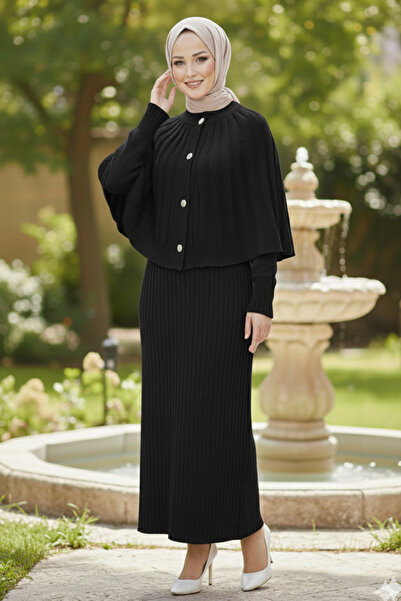 benguen Bolero Knitwear Dress R4478 Black