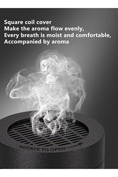 Houmt Bakhoor Electronic Portable Bakhoor Burner USB Rechargeable Aromatherapy Diffuser