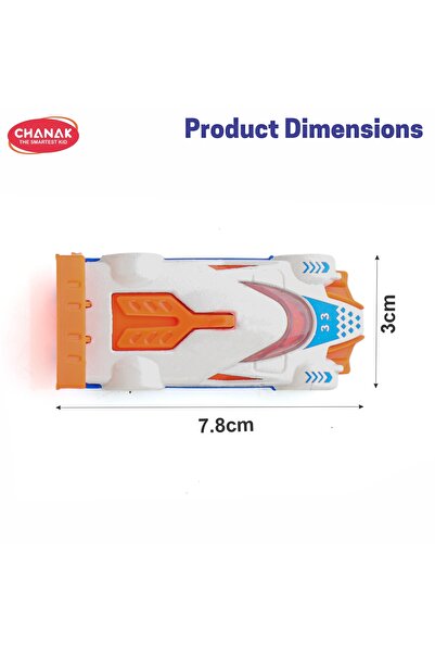 Chanak Die-Cast 1st Model Metal Racing Car Set Free Wheel Street Racer Toy Cars for Kids 3+