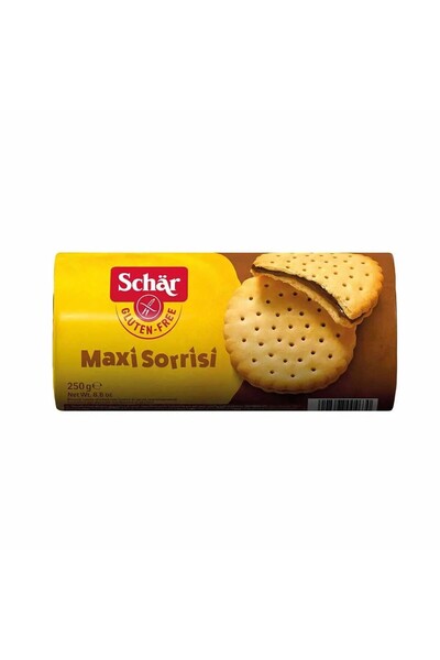 Schar Maxi Sorrisi 250g - Gluten Free Cocoa Cream Biscuit