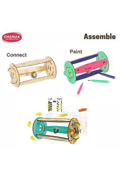 Chanak 3-in-1 Mechanical Engineering Kit for Kids | STEM DIY Building Set