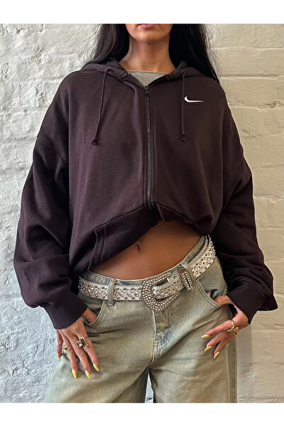 Nike Спортно облекло Phoenix Fleece Oversize Kesim Kadın Sweatshrit