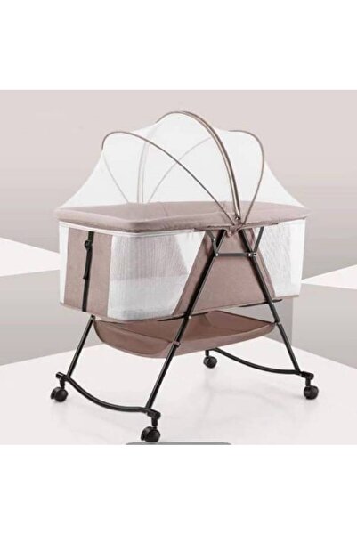 BAZAAR5 Foldable Baby Bed with Built-in Mosquito Net
