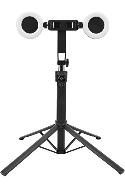 Generic ES-B181 Selfie Stick Flexible Auto Face Tracking Gimbal Stabilizer 360 Rotation Camera Phone Holder