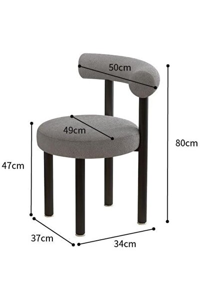 fulina Lamb Wool Makeup Stool,Cream Style Home Dining Chair,Girls Bedroom Dresser Back Chair Dressing