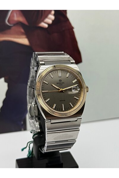 Hislon Watch with Sapphire Crystal Gold Bezel 3 Years Warranty