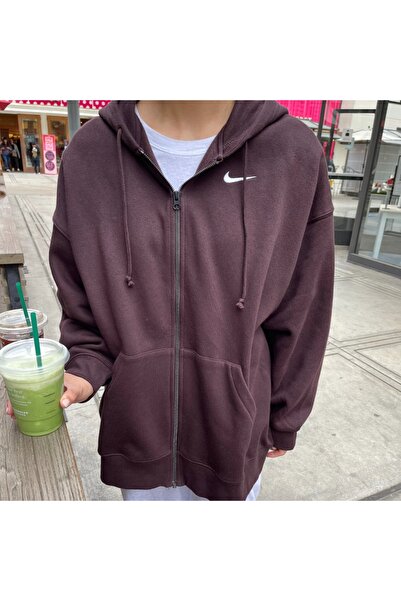 Nike Спортно облекло Phoenix Fleece Oversize Kesim Kadın Sweatshrit