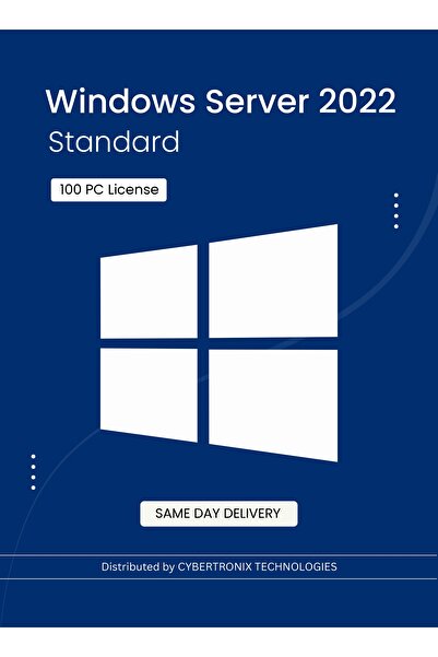 MICROSOFT Windows Server 2022 Standard | 100 Servers | Digital License