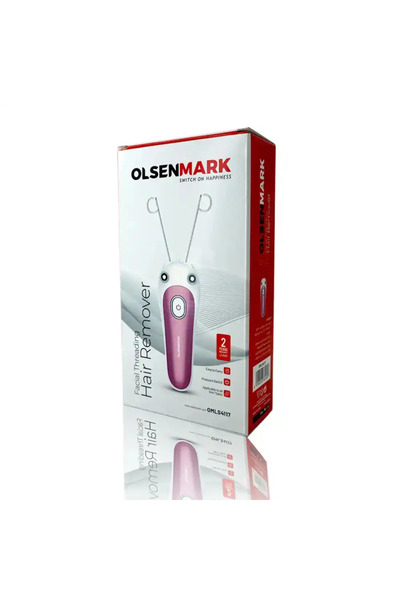 Olsenmark Facial Threading Hair Remover With USB Cable- Purple