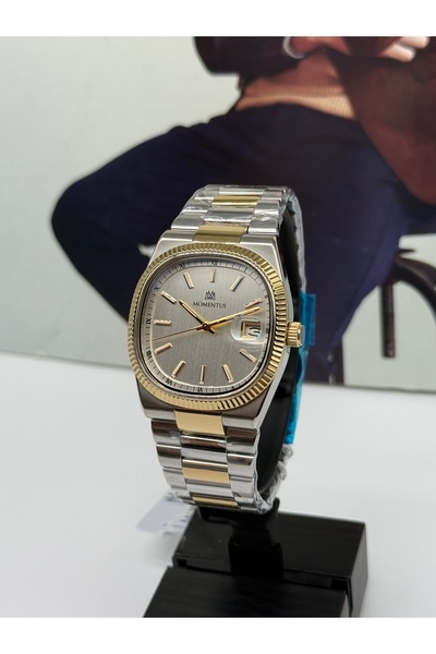 Momentus Men's Watch Gold/Silver with 3 Years Warranty