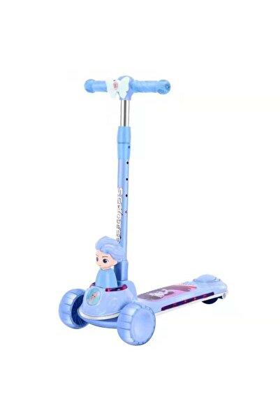 Generic Children's three-wheeled scooter with front character - Model HMF-5266