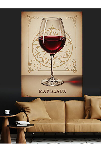 KanvasSepeti Kadeh Kırmızı Pictură în ulei de înaltă calitate texturat Pânză ...