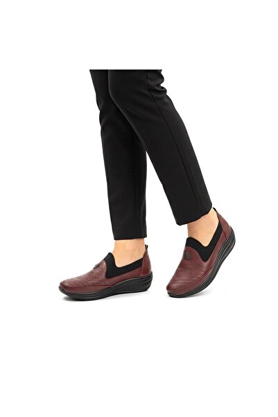 MİRATERLİK ORTOPEDİK TERLİK VE AYAKKABI Mira Orthopedic Women's Leather Shoes Are Suitable for Heel Spurs, Bone Protrusions, Sole Collapse, and Flat Feet