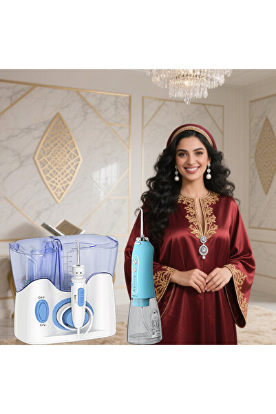 h2ofloss Water Flosser Cleaning Set - Multiple Replacement Nozzles, for Home and Travel