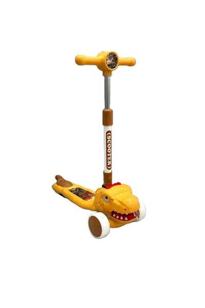 Generic Children's three-wheel scooter with dinosaur design - Model H-1001