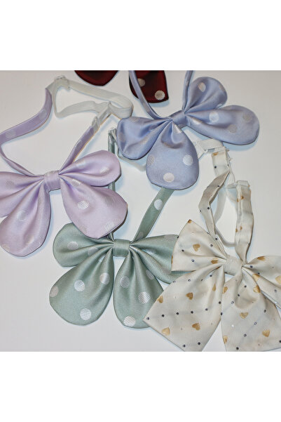 JInsh 8pcs Girls Cute Bow Tie For Birthday Party Printed Kawaii Teenager Student Uniform Accessories Ties