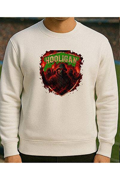 Bestteks سترة رياضية يونيسكس بأكمام طويلة وياقة دائرية من هوليجان