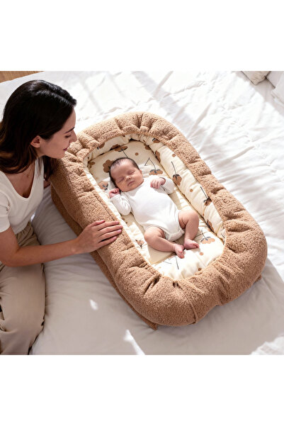 Sevi Bebe Multifunctional Mother's Side Bed - Teddy