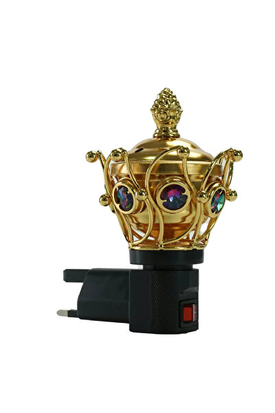 ELECTRONIC Incense Burner, Bakhoor Burner with Modern Design- Golden Color