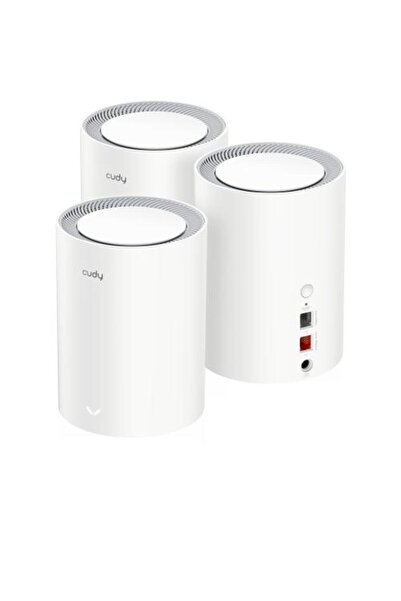 cudy AX3000 Wi-Fi 6 Mesh 2.5G Solution 3-Pack, Dual-Band, White