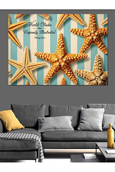 KanvasSepeti Fundal albastru și alb Pictură în ulei de înaltă calitate textur...