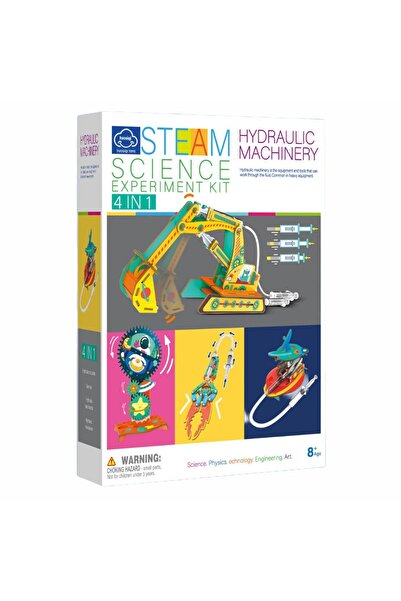 Chanak 4-in-1 Hydraulic Science Kit for Kids | STEM Mechanical Engineering Toy