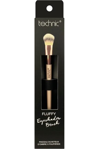 TECHNIC Fluffy Eyeshadow Brush | Soft Blending Brush for Seamless Eye Makeup | Vegan & Cruelty-Free