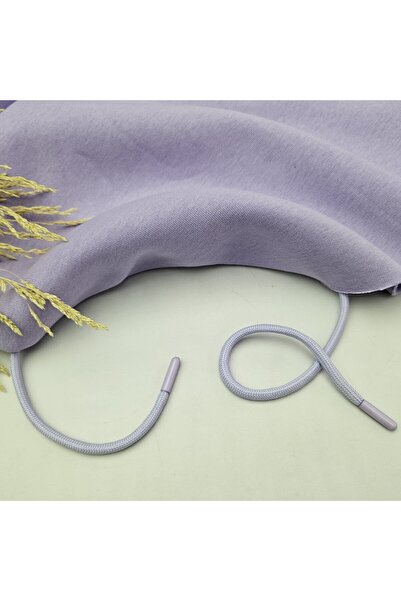 Kaf Kumaş Lila 2 Adet Sweatshirt-Eşofman İpi / Ayakkabı Bağcığı / Yuvarlak Tr...