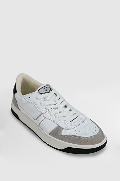 Lufian Jack Men's Leather Sneaker Shoes White