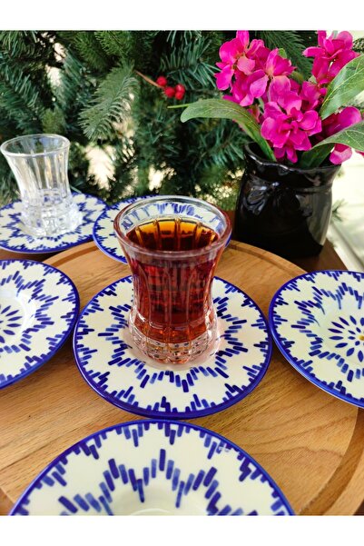 Madame Coco Luxe Mixte 6-Piece Tea Plate Set