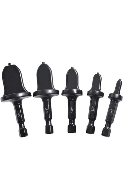 genernic مجموعة رؤوس المثقاب من 5 قطع لأداة توسيع أنابيب النحاس من HYMNORQ HV...