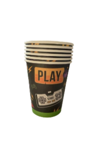 baloanepetrecere.ro Set 6 pahare START GAME 260 ml