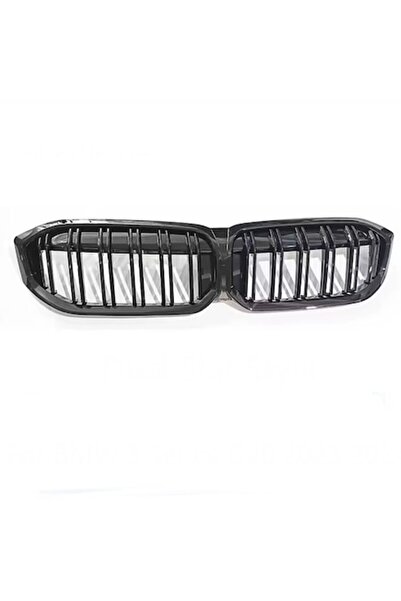MAF Grile de radiator pentru BMW Seria 3 G20 G21 Facelift 2022-2024, negru lu...