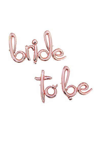 baloanepetrecere.ro Baloane BRIDE BE Folie Rose Gold - 132x40 cm