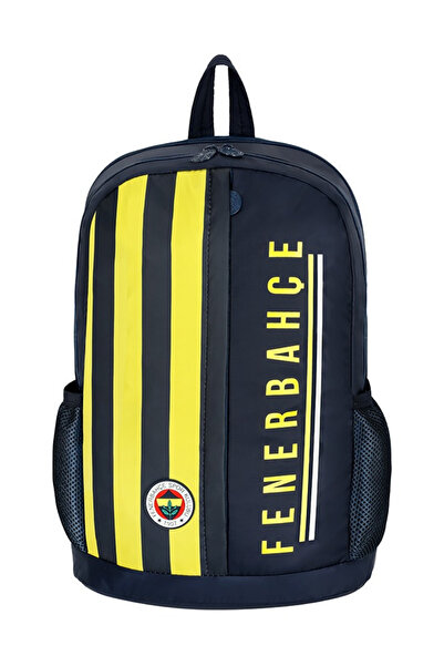 Fenerbahçe Baskılı Lisanslı 4 Bölmeli Fermuarlı Okul Sırt Çantası