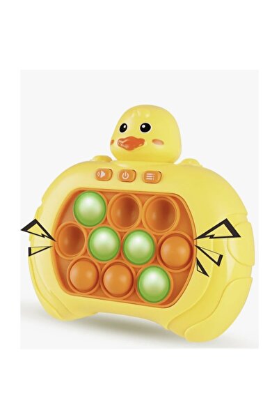 Stone Interactive anti-stress Pop It toy - chick, silicone, 12.7×12.5×5.5 cm, 3+