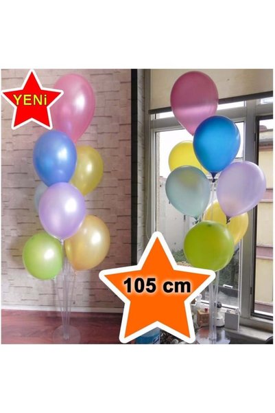 kidspartim Stalak za balone 7 kom 105 cm sa nogama