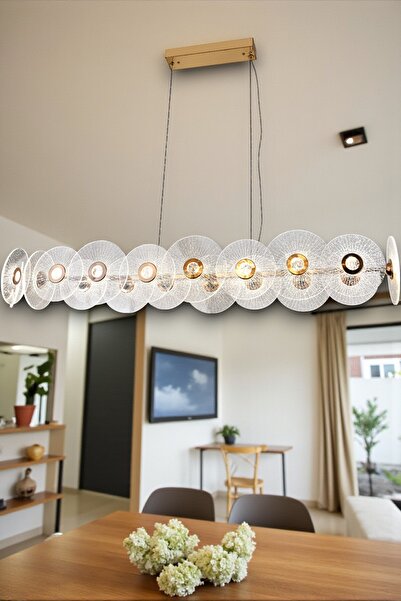 Renkoled Aydınlatma 3 Renk Işıklı Modern Sarkıt Led Avize Salon,oda ,mutfak