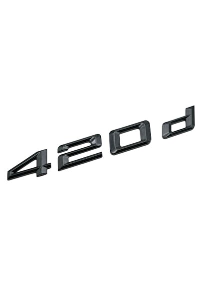 MAF Emblemă BMW 420d neagră (portbagaj spate)