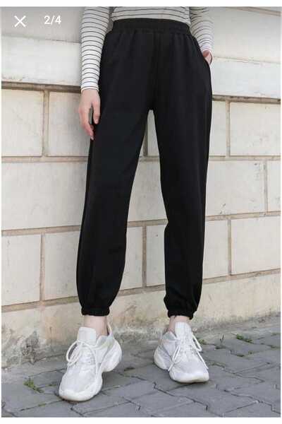 SERYY MODA Γυναικεία χειμερινά φαρδιά παντελόνια φόρμας με ελαστικά τελειώματ...