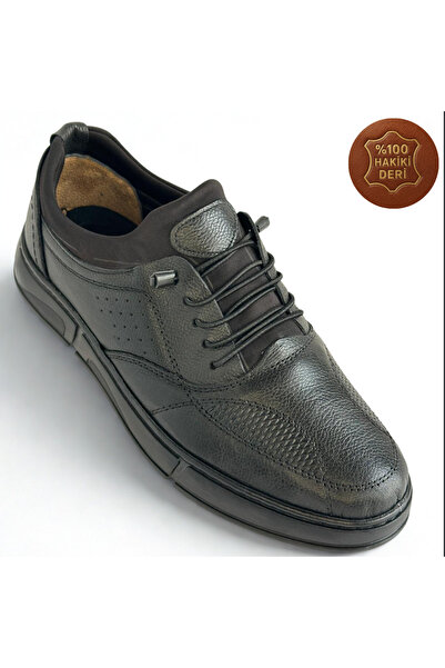 Kardeşler SHOE Pantofi sport negri pentru bărbați, din piele naturală, ultra-...