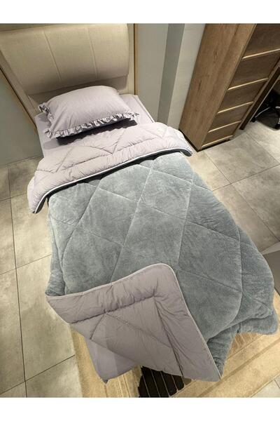 Violacasa Welsoft Ruffled Single Sleeping Set Private 100% Cotton